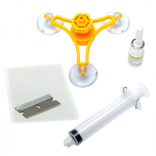 Набор для устранения трещин на стекле "Windshield Repair Kit"