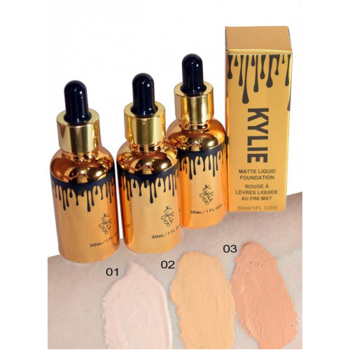 Тональный крем для лица "KYLIE Matte Liquid" с пипеткой