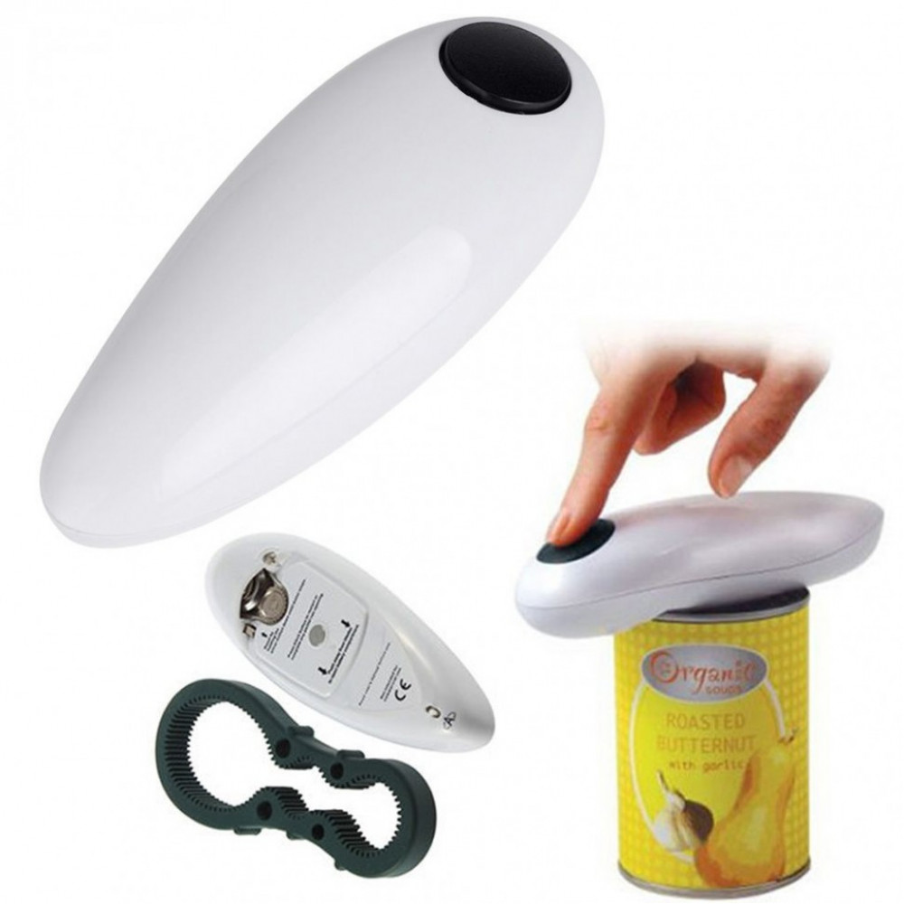 Электрооткрывалка консервных банок "One Touch Can Opener"